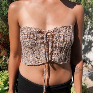 Handmade Crochet Fëja Top